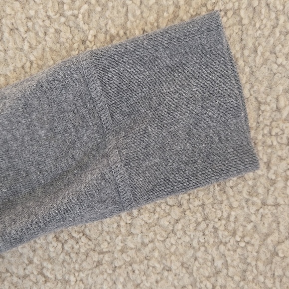 All Saints Gray Recovery Funnel Neck Sweater Size Medium - Picture 11 of 14